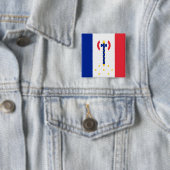 Vichy, Frankreich-Flagge Button (Beispiel)