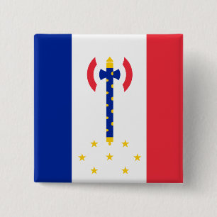 Vichy, Frankreich-Flagge Button