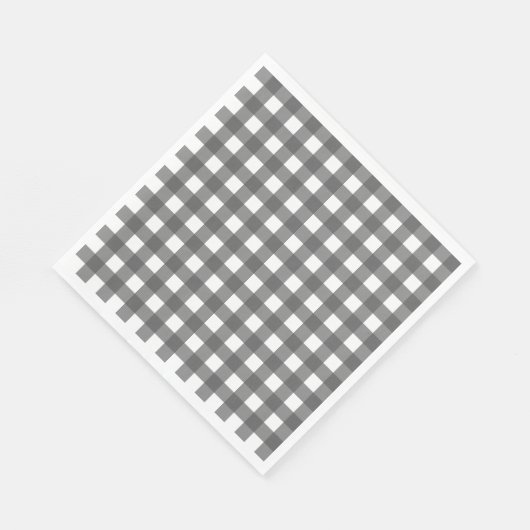 Vichy Hellgras Serviette (Ecke)