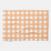 Vichy Hellorange Geschirrtuch (Horizontal)