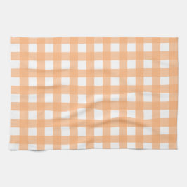 Vichy Hellorange Geschirrtuch