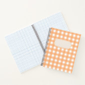 Vichy Hellorange Notizblock (Innenseite)