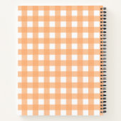 Vichy Hellorange Notizblock (Rückseite)