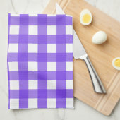 Vichy Lavande Geschirrtuch (Viertel Falte)