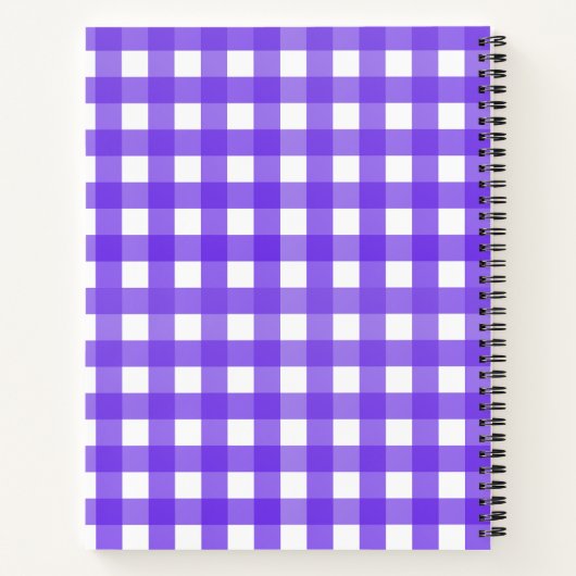 Vichy Lavande Notizblock (Rückseite)