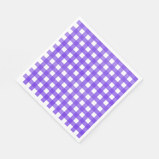 Vichy Lavande Serviette (Ecke)