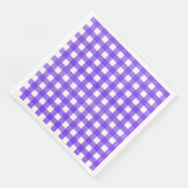 Vichy Lavande Serviette (Ecke)