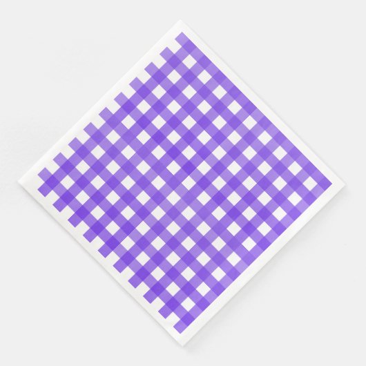 Vichy Lavande Serviette (Ecke)