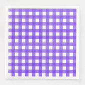 Vichy Lavande Serviette (Vorderseite)