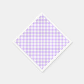 Vichy Lavande Serviette (Ecke)