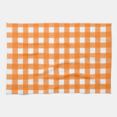Vichy Orange Geschirrtuch (Horizontal)