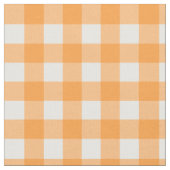 Vichy Orange Stoff (Nahaufnahme)