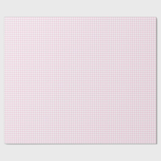 Vichy Rose Geschenkpapier (Flach)