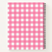 Vichy Rose Notizblock (Rückseite)