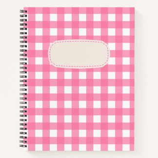 Vichy Rose Notizblock