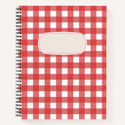 Vichy Rouge Notizblock (Vorderseite)