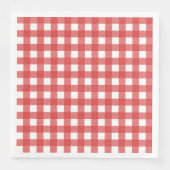 Vichy Rouge Serviette (Vorderseite)