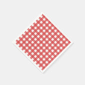 Vichy Rouge Serviette (Ecke)