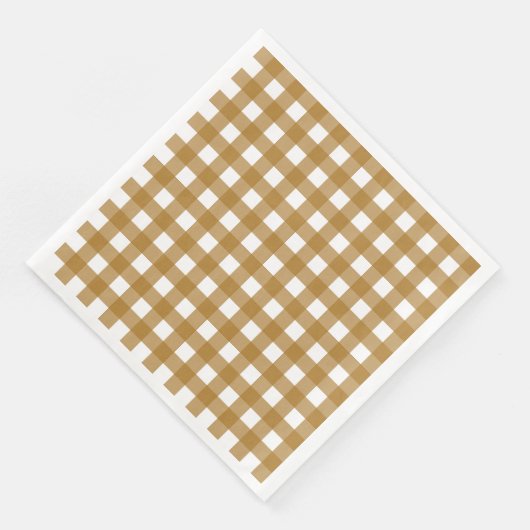 Vichy Sien Serviette (Ecke)