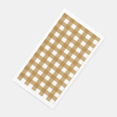 Vichy Sien Serviette (Ecke)