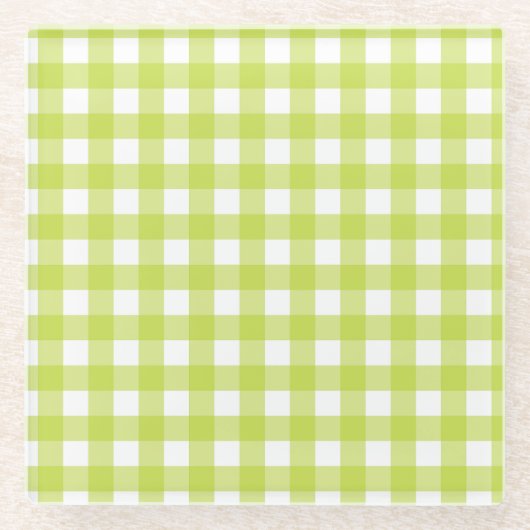 Vichy Vert Apfel Glasuntersetzer (Vorderseite)
