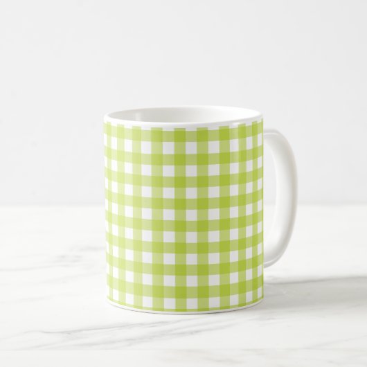 Vichy Vert Apfel Kaffeetasse (VorderseiteRechts)