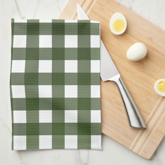 Vichy Vert d’Alsace Geschirrtuch (Viertel Falte)