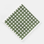 Vichy Vert d’Alsace Serviette (Ecke)