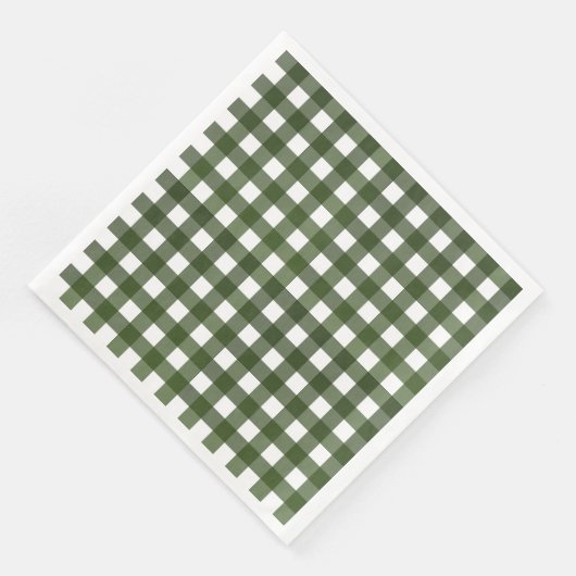 Vichy Vert d’Alsace Serviette (Ecke)