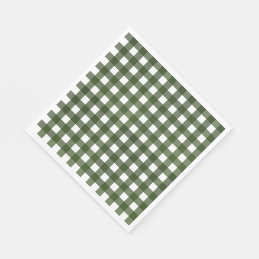 Vichy Vert d’Alsace Serviette (Ecke)