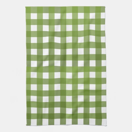 Vichy Vert Geschirrtuch (Vertikal)