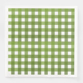 Vichy Vert Serviette (Vorderseite)