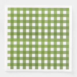 Vichy Vert Serviette