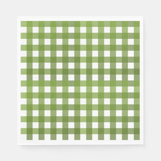 Vichy Vert Serviette (Vorderseite)