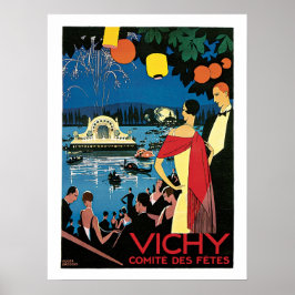 Vichy Vintag French Travel Poster