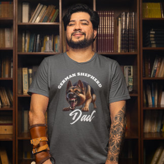 Vicious German Shepherd Vater T-Shirt