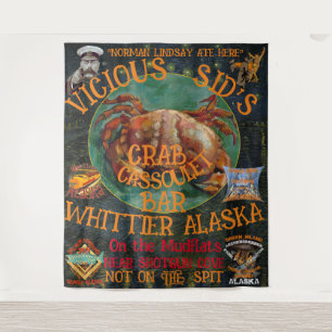 VICIOUS SID'S CASSOULET BAR WHITTIER ALASKA WANDTEPPICH