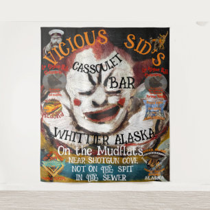 VICIOUS SID'S CASSOULET BAR WHITTIER ALASKA WANDTEPPICH
