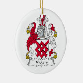Vickers Familienwappen Keramikornament (Rechts)