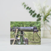Vickers Machine Gun Feiertagspostkarte (Stehend Vorderseite)