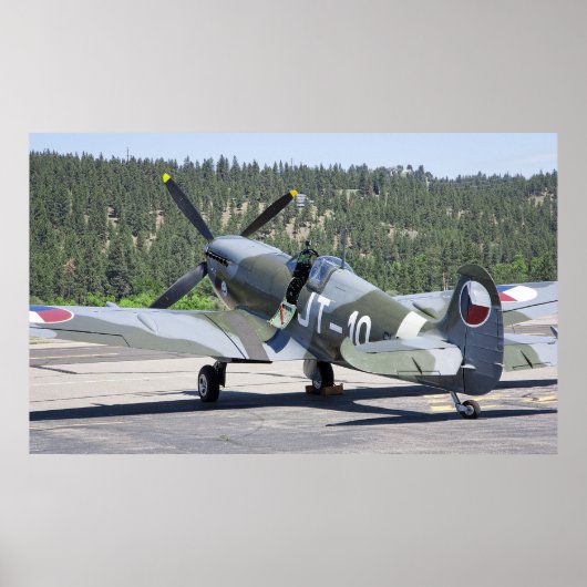 VICKERS SPITPFIRE auf STANDBY Poster (Vorne)