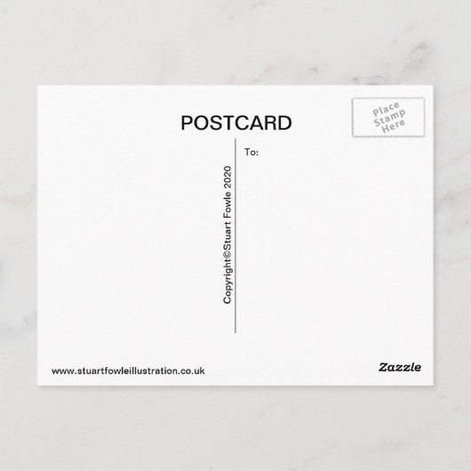 Vickers Valiant Postkarte (Rückseite)