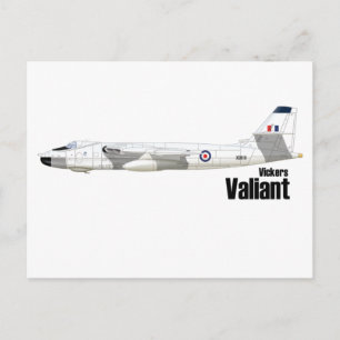 Vickers Valiant Postkarte