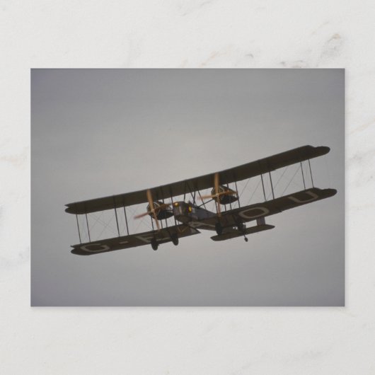 Vickers Vimy, WWI-Bomber Postkarte (Vorderseite)