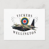 Vickers Wellington Postkarte (Vorderseite)