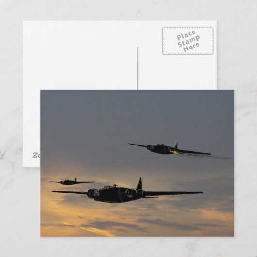 Vickers Wellington Postkarte (Vorne/Hinten)