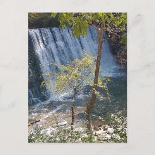 Vickery Creek Falls Roswell ga Postkarte (Vorderseite)