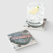 Vickery's Bar, Vickery's Atlanta, Vickery's  Steinuntersetzer (Seitenansicht)