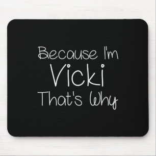 Vicki Lustiger personalisierter Geburtstag Frauen  Mousepad