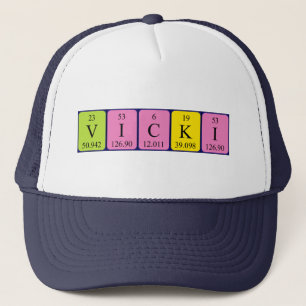 Vicki-Periodenname Truckerkappe